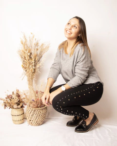 Remera de Lanilla Simona Gris