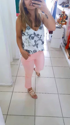 Pantalón Sabina Nude - Olinda En Las Nubes