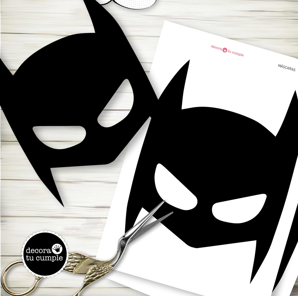Kit Imprimible Batman black 1 - decora tu cumple