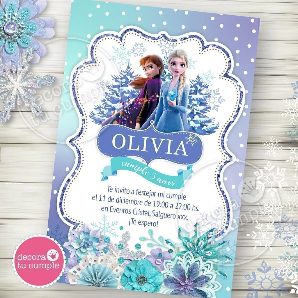 Kit Imprimible Frozen 2 Disney - decora tu cumple