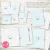 Kit imprimible gatito nórdico celeste babyshower cumpleaños bautismo bautizo invitacion digital