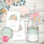 kit imprimible arcoiris nordico boho flores folk rosa personalizado colores pastel cumpleaños fiesta decoracion deco diy rainbow party invitacion digital tarjeta banderines