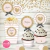 Kit imprimible 15 años quinceañera bodas baby shower cumpleaños rosa glitter corazon pastel dorado personalizado 
