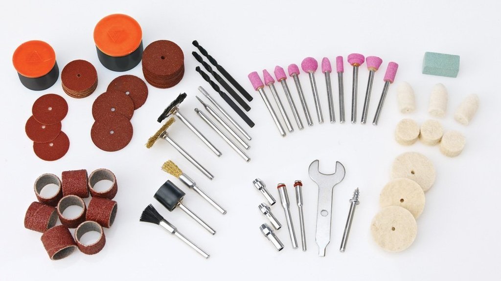 MINI TORNO BLACK+DECKER RT18KA + 113 ACCESORIOS C/MALETIN