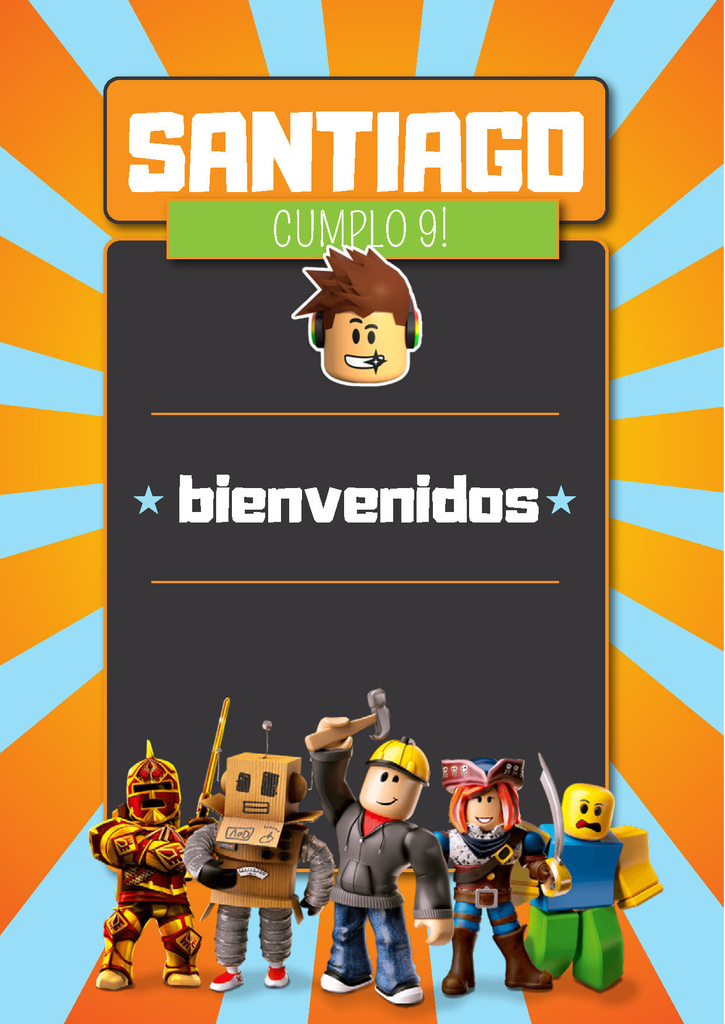 Kit imprimible Roblox Game Tres Cerditos Kits