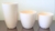 TRIO DE VASOS DE CERÂMICA HOLANDESA GENOA BRANCO - comprar online