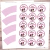 Kit imprimible Minnie Mouse + Banner Circular Fondo Mesa Dulce Candybar - tienda online