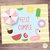 Kit imprimible Verano Pileta Frutas Helados