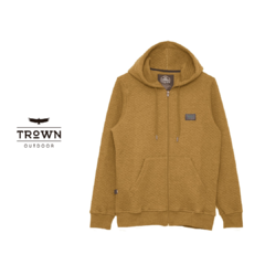 Buzo FULL ZIP MAT · MZH18D15 · Trown