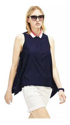Camisa, Lacoste, Sin Mangas, Mujer, Qf2451 - comprar online