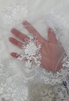 Vestido Noiva Tule Bordado Begonia - comprar online