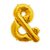 1 Un Balão Bexiga Metalizado Dourado Simbolos # e & - Mônica Festas - Artigos de Festas | Fantasias | Embalagens