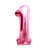 1 Un Balão Bexiga Rosa Claro Metalizado Número 30p / 75cm - Mônica Festas - Artigos de Festas | Fantasias | Embalagens