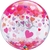 Balão Bexiga Bubble Te Amo Confete Coração 22P Qualatex 56cm - comprar online