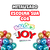 50 Un. Bexiga Balao Metalizado Diversas Cores Joy 9p/22cm na internet