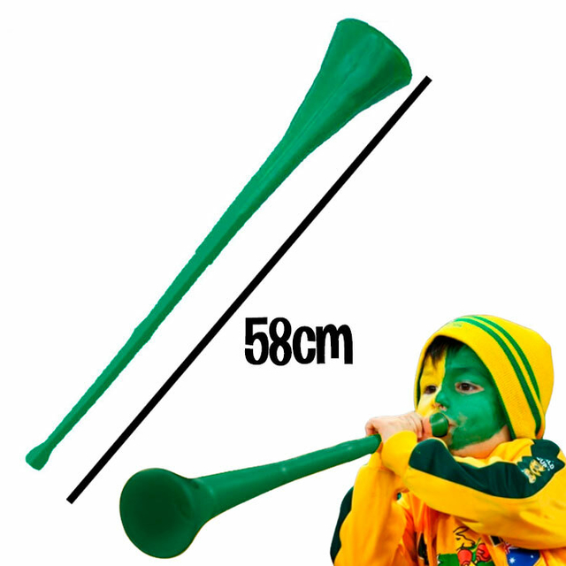 Corne Vuvuzela Bleue - 48 Cm - Pour Supporter Votre équipe, Fêtes Et événements