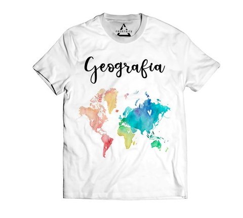 Camisa Geografia - Comprar em FrostBite Brasil