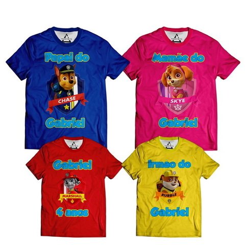 Camiseta Patrulha Canina - Comprar em FrostBite Brasil