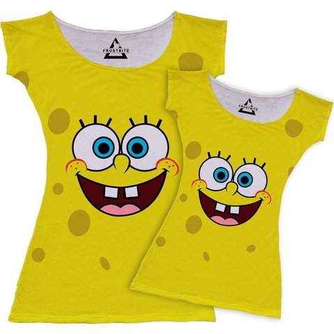 Vestido ou Camiseta Bob Esponja - FrostBite Brasil Vestido ou Camiseta Bob Esponja - FrostBite Brasil
