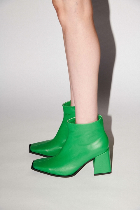 BOTA LORE CUERO VERDE - tienda online