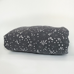 acolchado para cuna funcional, estampa gris oscuro Estrellitas y puntitos - comprar online