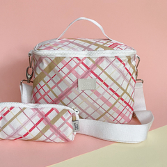 Lunchera + necessaire Tartan