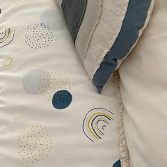 Funda de edredón para cama, Arcoíris azul (varias medidas) en internet