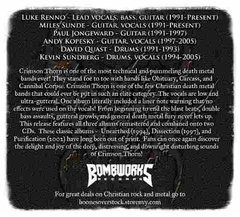 Crimson Thorn - Anthology Of Brutality:1992-2002 - Cd Triplo - loja online