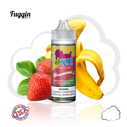Juice - Fuggin - Miami Ice Strawnana - 120ml