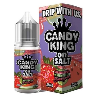 SaltNic - Candy King - Strawberry Watermelon Bubblegum Salt- 30ml