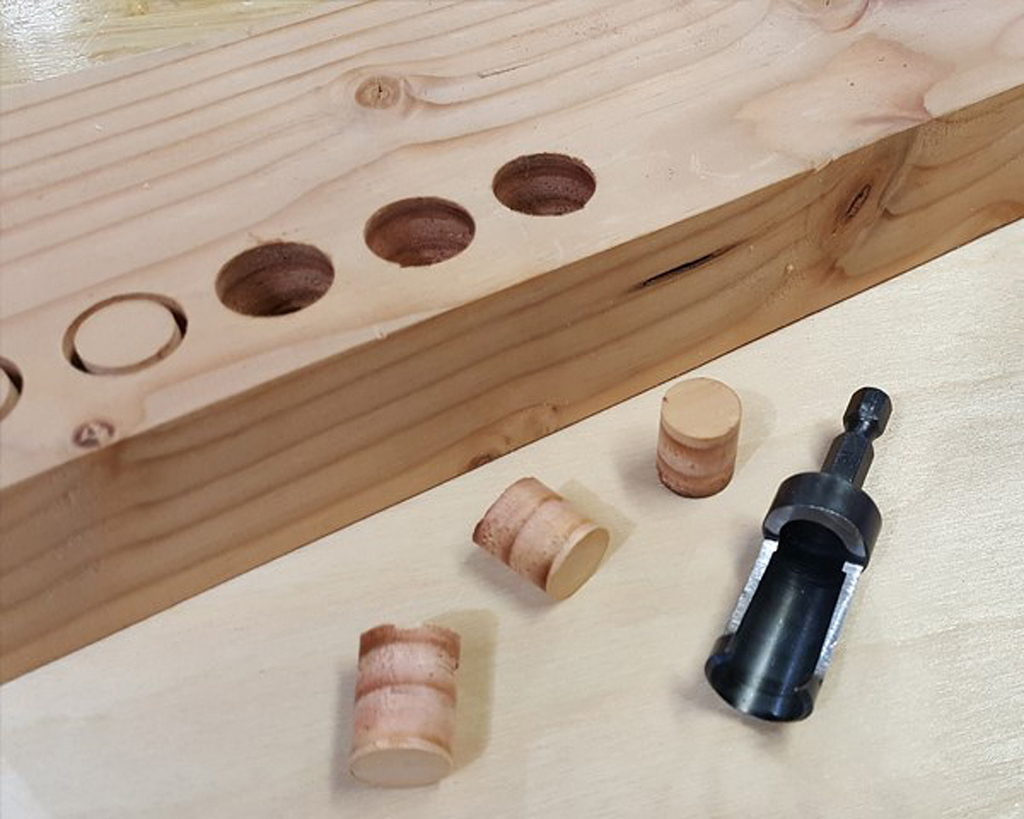 Milescraft Set Sacabocado PlugCutter Tarugos De Madera