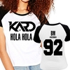 Camiseta Kard K.a.r.d. Hola Hola Bm 92 Raglan Babylook