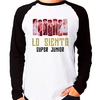 Camiseta Blusa Raglan Longa Super Junior Lo Siento Kpop