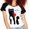 Camiseta Anime Death Note V02 Raglan Babylook