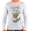 Camiseta Branca Longa Harry Potter Marauders Map