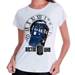 Camiseta Babylook Doctor Who Police Box Série