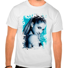 Camiseta Branca Ariana Grande Autografo - comprar online