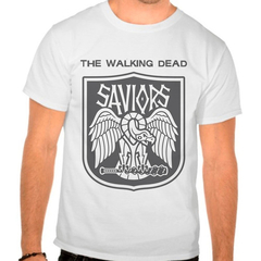 Camiseta The Walking Dead Saviors Twd Masculina Branca - E-Anime Store