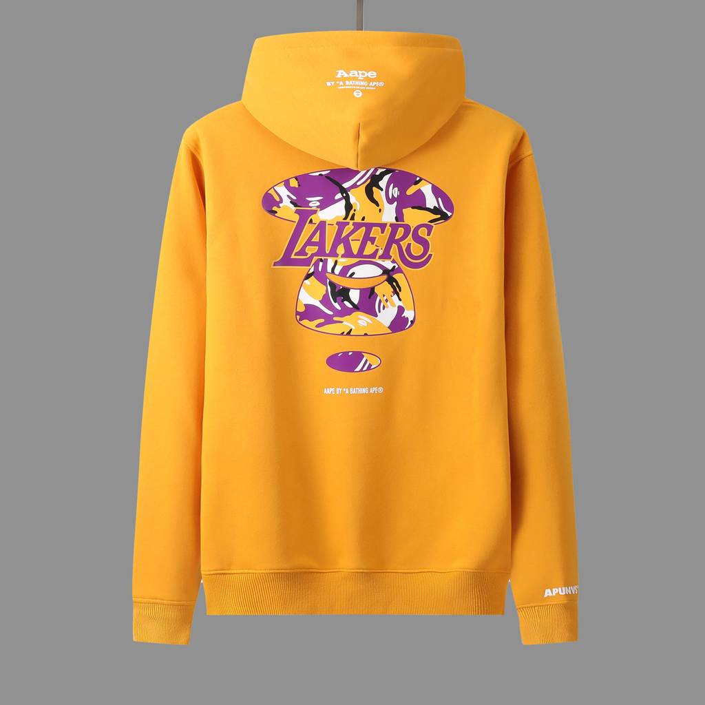 Blusa NBA Los Angeles Lakers X BAPE Amarela