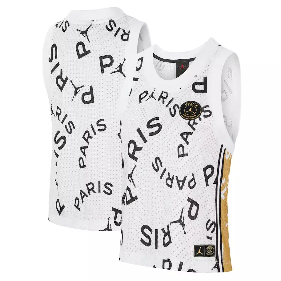 Camisa Regata PSG Air Jordan Branca - Skull Sports