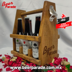 Naipe 6 Pack con Portachela - Beer Parade