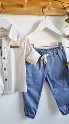 JOGGER ASTOR CELESTE - Pinina Kids Boutique