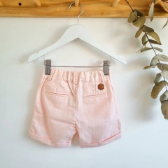 BERMUDA AGUS LINO ROSA - Pinina Kids Boutique