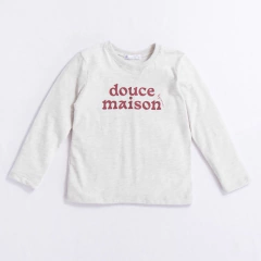 REMERA LOGAN CRUDO MELANGE