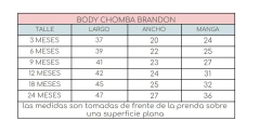 BODY CHOMBA BRANDON GRIS - comprar online