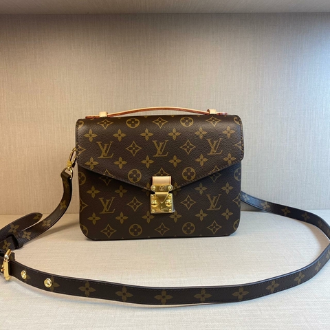 BOLSA LOUIS VUITTON DAMIER ÉBÈNE SPEEDY 35 BANDOULIÈRE MARROM