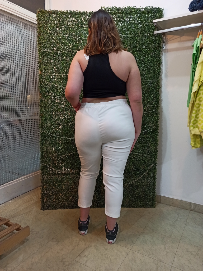 Pantalón de Bengalina Blanco - Comprar en Clemira