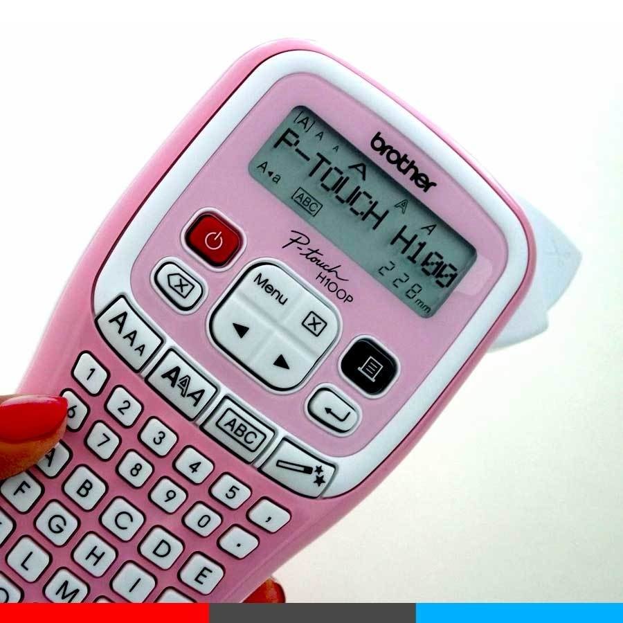 Rotuladora Impresora Brother Ptouch H110 Portátil Rosa Pink