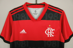 Camisa 1 Flamengo Home 2021/2022 - Adulto Torcedor - Listrada Preto e Vermelho Masculina - comprar online