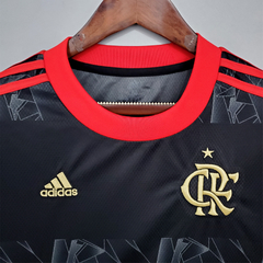Camisa 3 Flamengo Third 2021/2022 - Torcedor Adulto - Feminina Preta